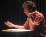Playwright Chris Gavaler reading his play